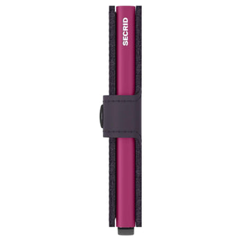 Secrid Pasjeshouder Miniwallet* Matte Dark Purple-Fuchsia Secrid Pasjeshouder Miniwallet* Matte Dark Purple-Fuchsia