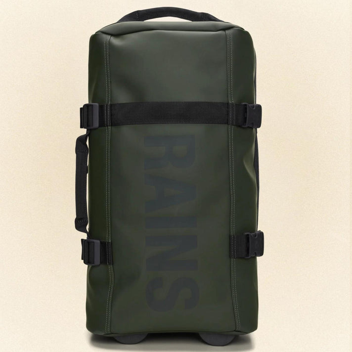 Rains Weekendtrolley 13460 Texel Cabinbag 03 Green Rains Weekendtrolley 13460 Texel Cabinbag 03 Green