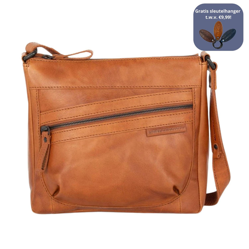 Spikes&Sparrow Tas rits 481119 Brandy 47