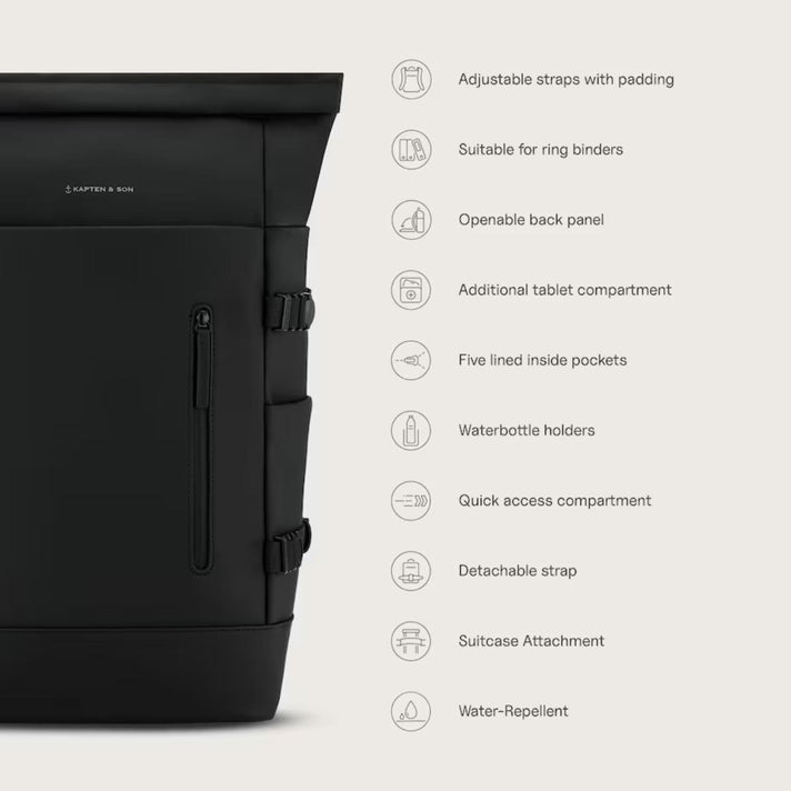 Kapten & Son Rugzak Helsinki Pro Navy Blush Kapten & Son Rugzak Helsinki Pro Navy Blush