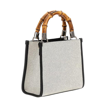 Guess Tas AG933777 Kerima Natural/Coal logo Guess Tas AG933777 Kerima Natural/Coal logo