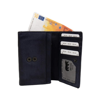 Bear Design Portemonnee CP5066 Sweety Navy Blue Bear Design Portemonnee CP5066 Sweety Navy Blue