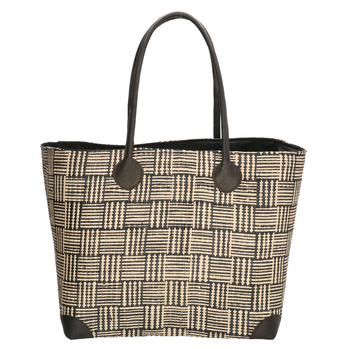 PE Florence Rieten mand 18870 Naturel zwart 197 PE Florence Rieten mand 18870 Naturel zwart 197