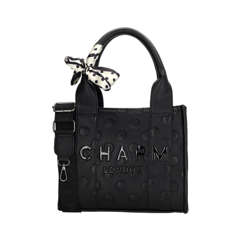 Charm Tas 26178 Bond Zwart Stippen 051