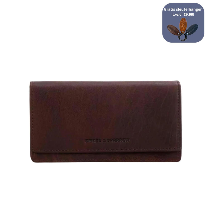 Spikes&Sparrow Portemonnee 103R130 Bronco 01 D.Brown