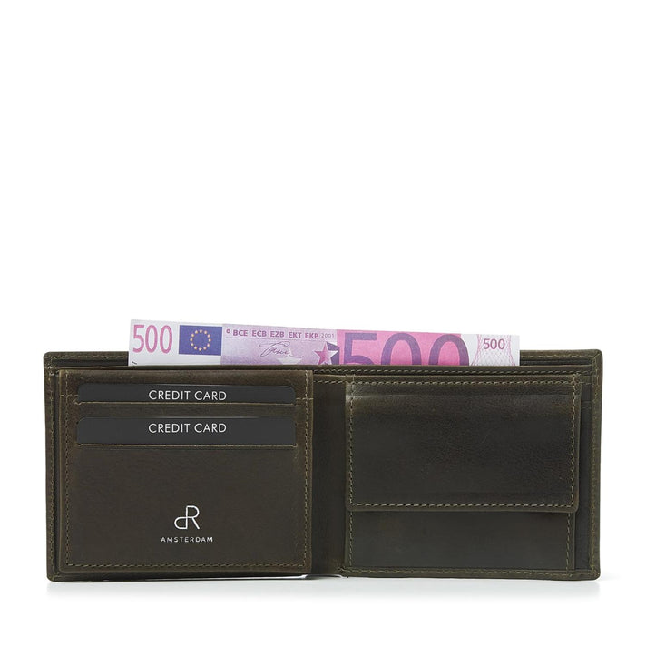 De Rooy Amsterdam Portemonnee 28524 Green De Rooy Amsterdam Portemonnee 28524 Green