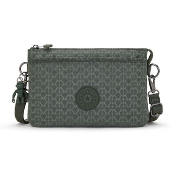 Kipling Tas Riri KI7502 F6C Sign Green Emb Kipling Tas Riri KI7502 F6C Sign Green Emb