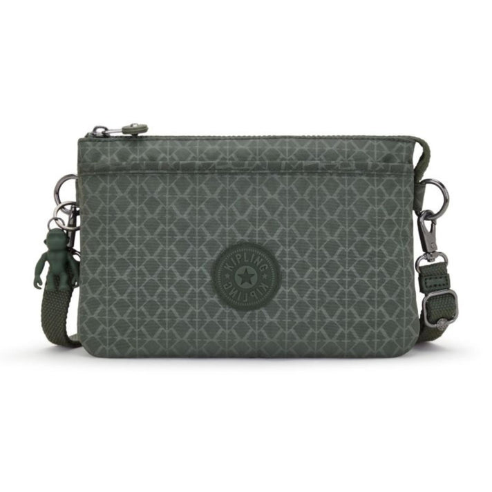 Kipling Tas Riri KI7502 F6C Sign Green Emb Kipling Tas Riri KI7502 F6C Sign Green Emb