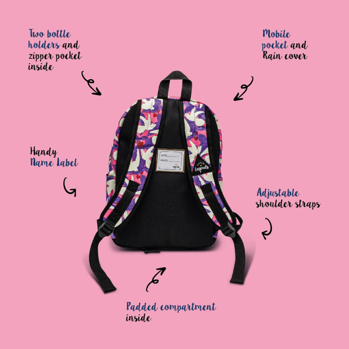 Little Legends Rugzak LL2009 Backpack L Love Bird 15 Little Legends Rugzak LL2009 Backpack L Love Bird 15