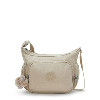 Kipling Tas Gabb S 14611 96A Sign.Beige embos Kipling Tas Gabb S 14611 96A Sign.Beige embos