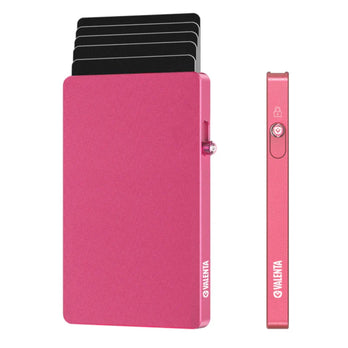 Valenta Pasjeshouder Cardprotector MagSafe Aluminum Roze Valenta Pasjeshouder Cardprotector MagSafe Aluminum Roze