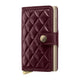 Secrid Pasjeshouder Miniwallet Diamond Emboss Bordeaux +
