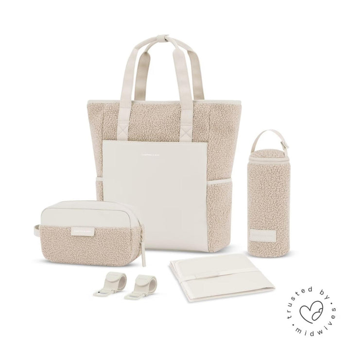 Kapten & Son Verzorgingsrugzak Lindby diaper fleece Sandstone Kapten & Son Verzorgingsrugzak Lindby diaper fleece Sandstone