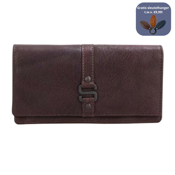 Spikes&Sparrow Portemonnee 81720 Bronco 01 D.Brown Spikes&Sparrow Portemonnee 81720 Bronco 01 D.Brown