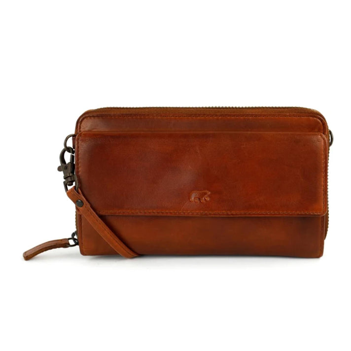 Bear Design Telefoontasje CL23144 Eden Cognac Bear Design Telefoontasje CL23144 Eden Cognac