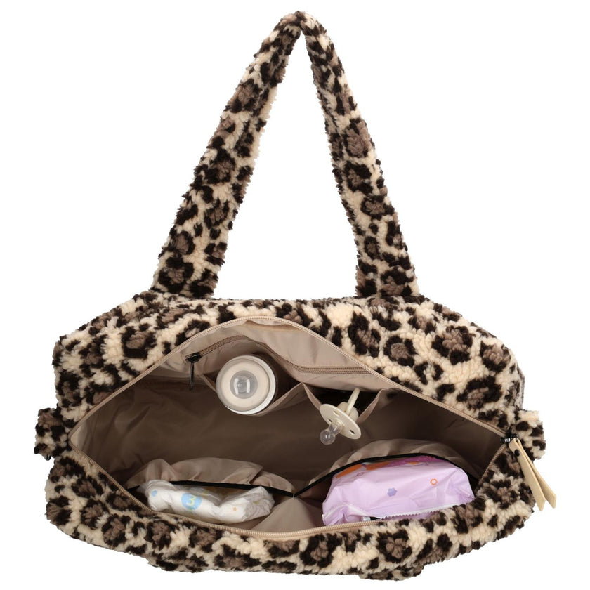 Beagles Verzorgingstas 24669 Lugo Teddy Beige Luipaard 094