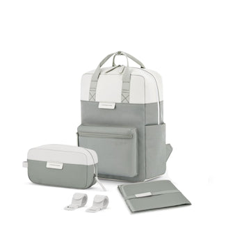 Kapten & Son Verzorgingsrugzak Bergen pro diaper Muted sage Kapten & Son Verzorgingsrugzak Bergen pro diaper Muted sage