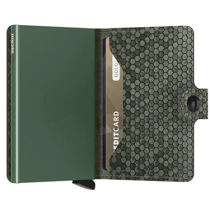 Secrid Pasjeshouder Miniwallet* Hexagon Green Secrid Pasjeshouder Miniwallet* Hexagon Green