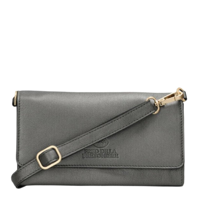 Fred de la Bretoniere Tas klep FR003502343W Jaana Gun metal grey Fred de la Bretoniere Tas klep FR003502343W Jaana Gun metal grey