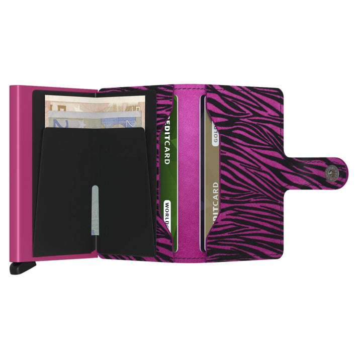 Secrid Pasjeshouder Miniwallet* Zebra Fuchsia Secrid Pasjeshouder Miniwallet* Zebra Fuchsia