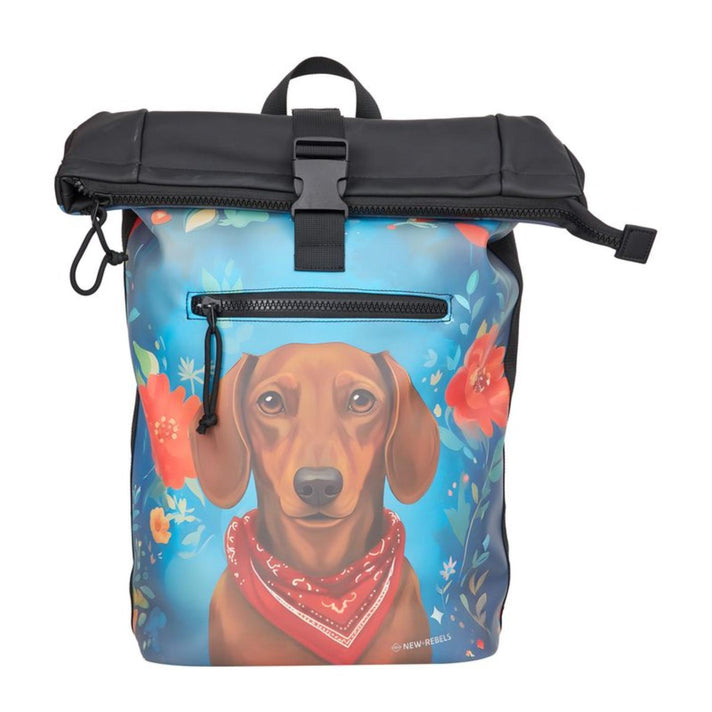 New Rebels Rugzak 15.1561 New York Dachshund 02 New Rebels Rugzak 15.1561 New York Dachshund 02