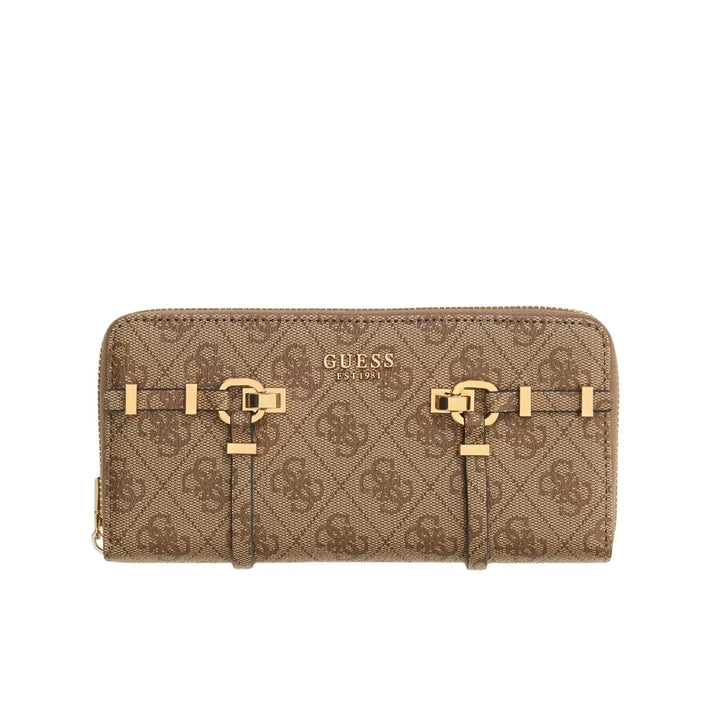 Guess Portemonnee SG9917146 Leona Latte logo Guess Portemonnee SG9917146 Leona Latte logo