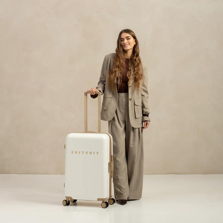 SUITSUIT Koffer TR-65054 66 cm Fusion White Swan SUITSUIT Koffer TR-65054 66 cm Fusion White Swan