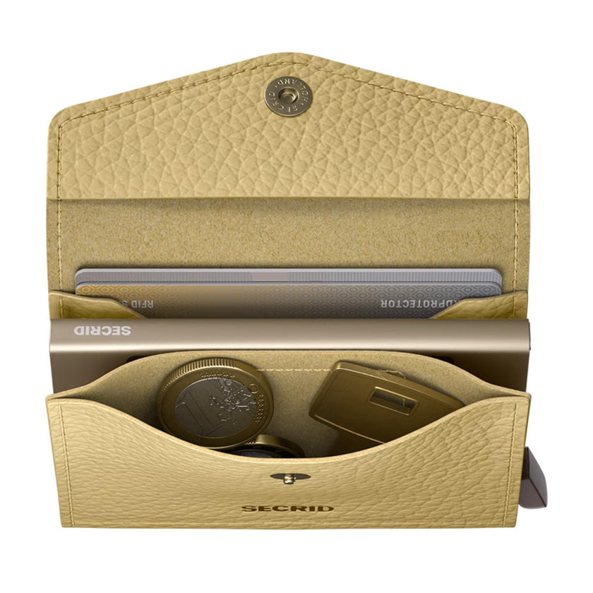 Secrid Envelope wallet Envelope wallet Pebble Butter Yellow