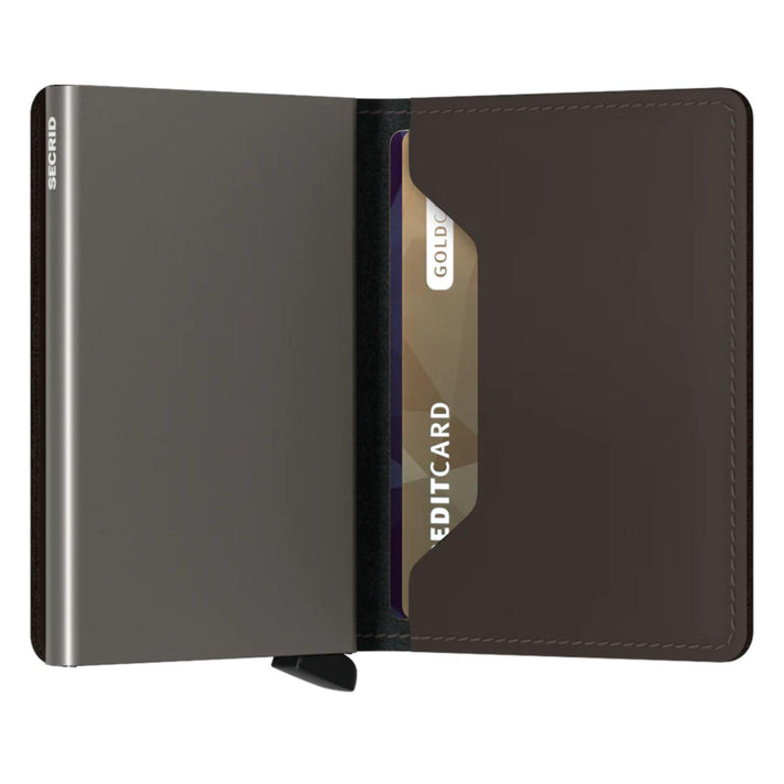 Secrid Pasjeshouder Slimwallet matte Truffle Secrid Pasjeshouder Slimwallet matte Truffle