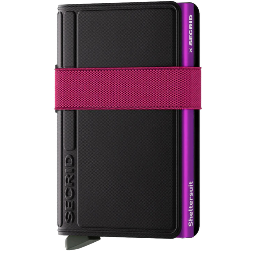 Secrid Pasjeshouder Bandwallet TPU* Sheltersuit Black-Fuchsia