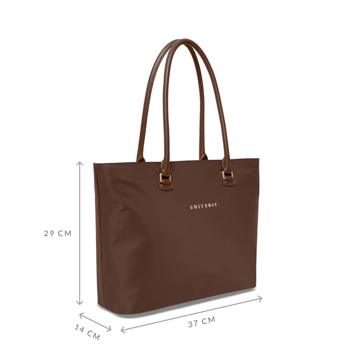 SUITSUIT Shopper BS-73201 Daily tote Chocolate Brown SUITSUIT Shopper BS-73201 Daily tote Chocolate Brown