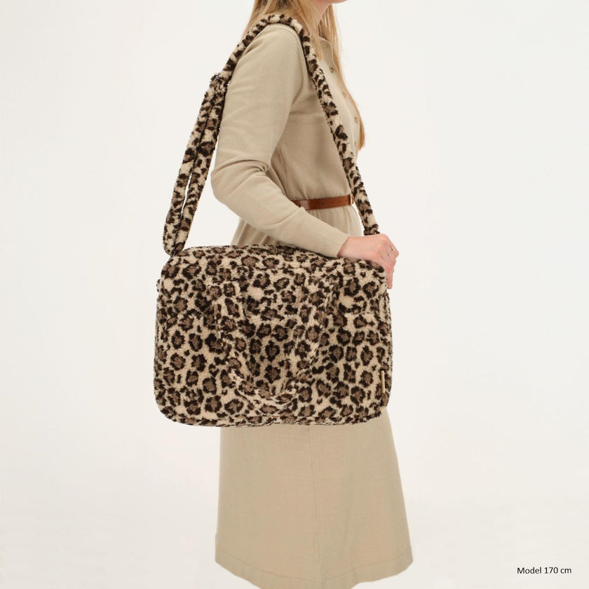 Beagles Verzorgingstas 24669 Lugo Teddy Beige Luipaard 094