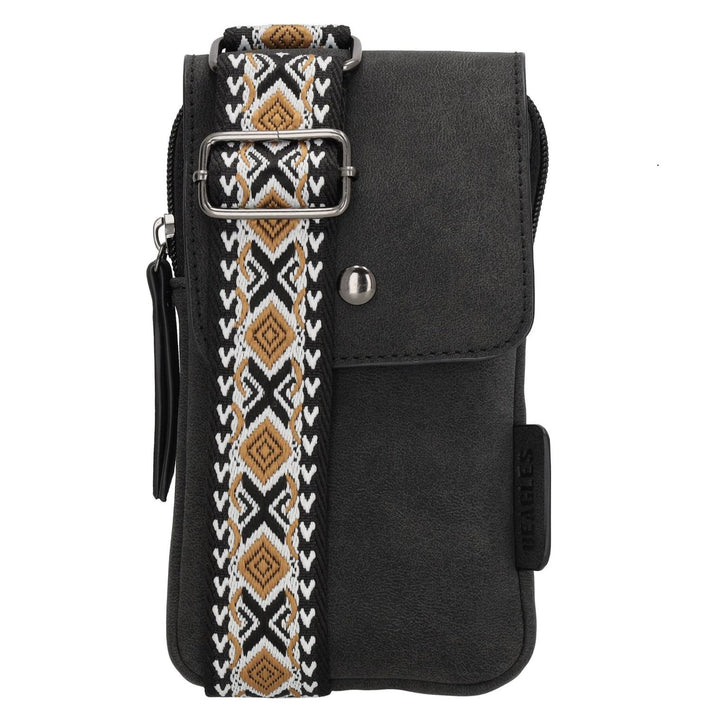 Beagles Telefoontasje 21766- Malaga Zwart 001 Beagles Telefoontasje 21766- Malaga Zwart 001