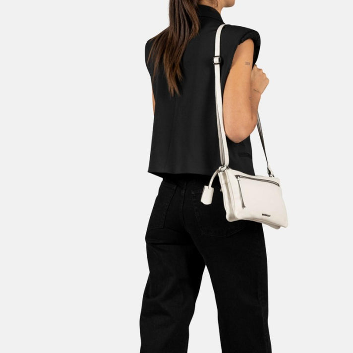 Burkely Tas 1000716 Double pocket bag 01 Wheely White Burkely Tas 1000716 Double pocket bag 01 Wheely White