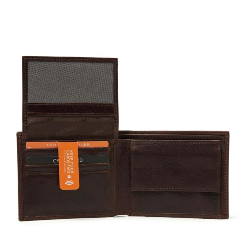 De Rooy Amsterdam Portemonnee 28524 Bruin