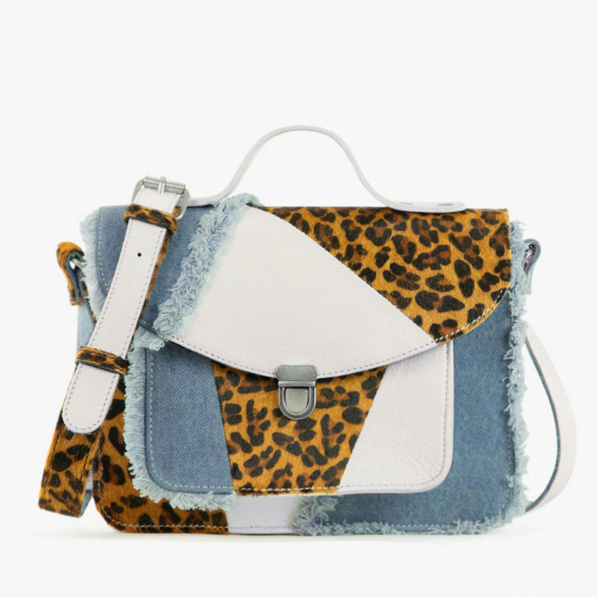 Paul Marius Tas Madam George Chimère Denim blanc