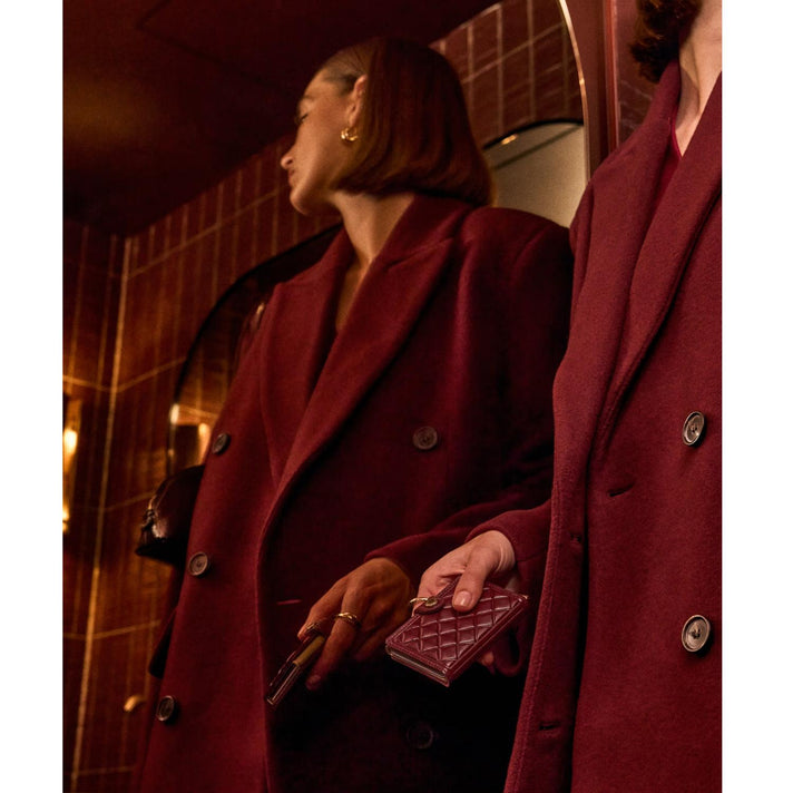 Secrid Pasjeshouder Miniwallet Diamond Emboss Bordeaux + Secrid Pasjeshouder Miniwallet Diamond Emboss Bordeaux +