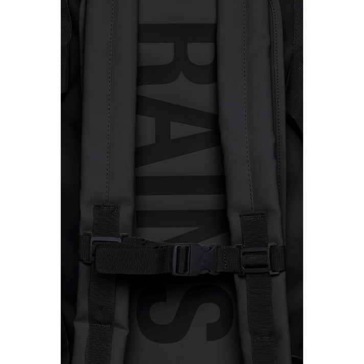 Rains Reistas 13490 Texel duffel bag 01 Black Rains Reistas 13490 Texel duffel bag 01 Black