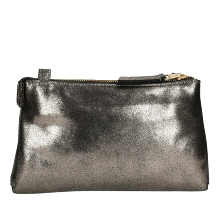 Fred de la Bretoniere Tasje rits FR003501943W Lenny Gun metal grey Fred de la Bretoniere Tasje rits FR003501943W Lenny Gun metal grey