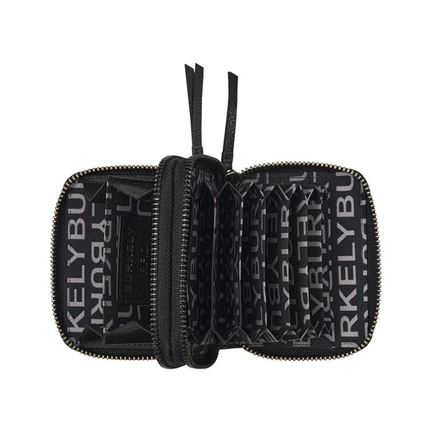 Burkely Portemonnee 1000719 Double zip around 10 Zwart