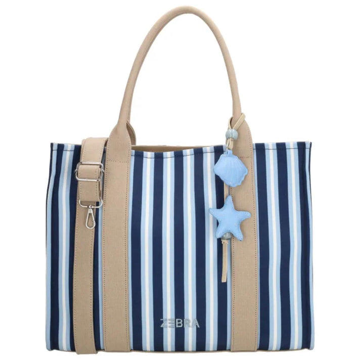 Zebra Trends Shopper 25560 Mira Middenblauw 058 Zebra Trends Shopper 25560 Mira Middenblauw 058