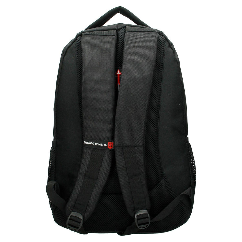 Enrico Benetti Laptoprugzak 47082- Cornell Zwart 001