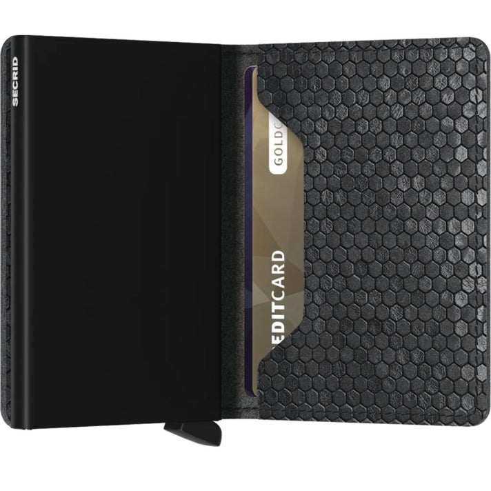 Secrid Pasjeshouder Slimwallet* Hexagon Black Secrid Pasjeshouder Slimwallet* Hexagon Black