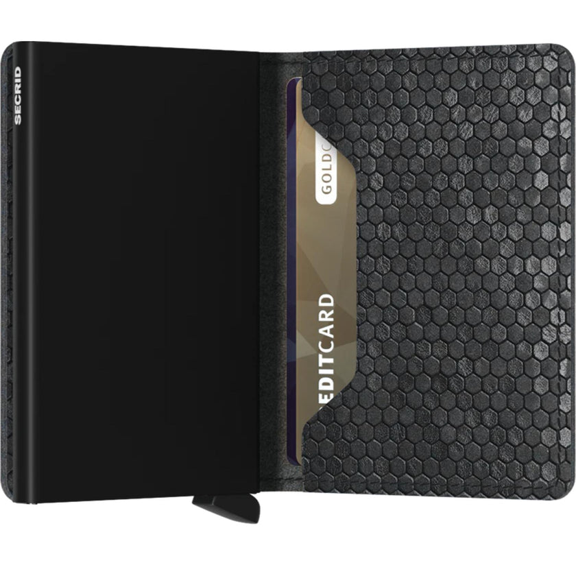 Secrid Pasjeshouder Slimwallet* Hexagon Black