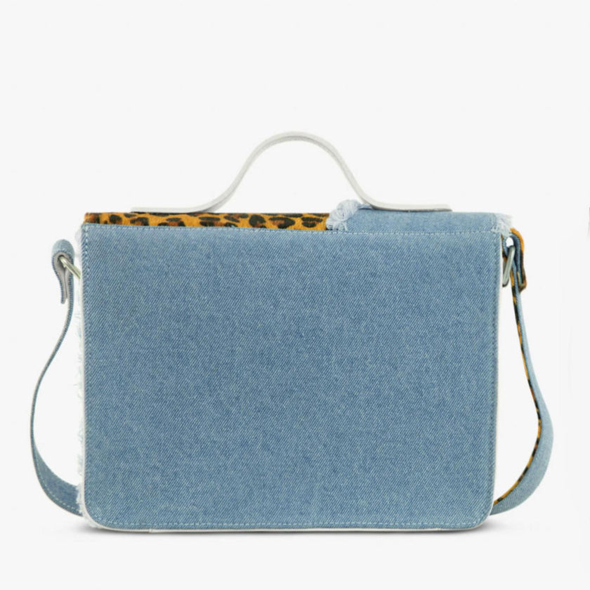 Paul Marius Tas Madam George Chimère Denim blanc