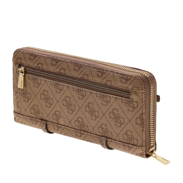 Guess Portemonnee SG9917146 Leona Latte logo Guess Portemonnee SG9917146 Leona Latte logo