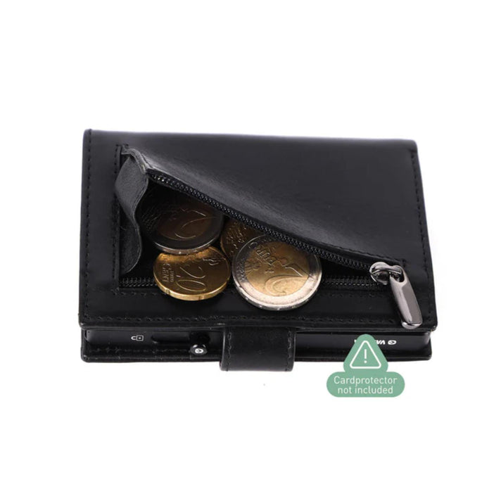 Valenta Creditcardetui Card wallet MagSafe Luxe Zwart Valenta Creditcardetui Card wallet MagSafe Luxe Zwart