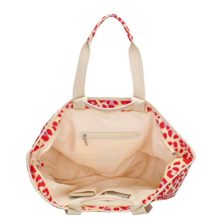 Zebra Trends Strandtas 22487 Luipaardprint rood 1034 Zebra Trends Strandtas 22487 Luipaardprint rood 1034