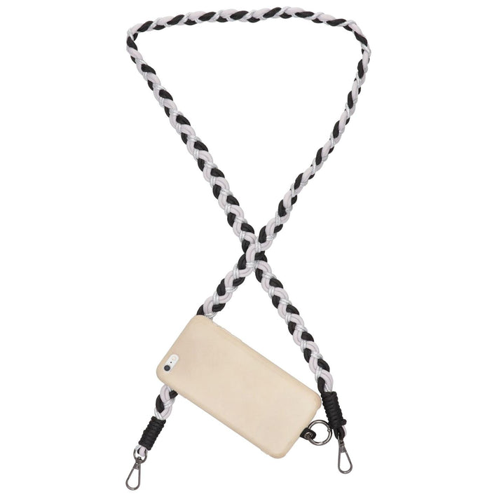 Beagles Telefoonkoord 24102 Zwart met zilver 082 Beagles Telefoonkoord 24102 Zwart met zilver 082