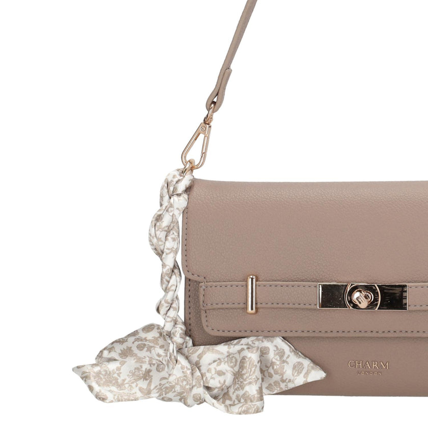 Charm Tasje klep W01438 The Hamptons Lichttaupe 117